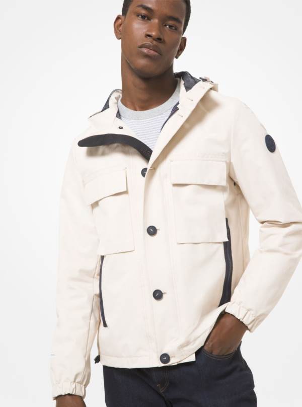 Panske Bundy Michael Kors Woven Hooded Béžové - Oblecenie Michael Kors Outlet | KPTWQ-3201